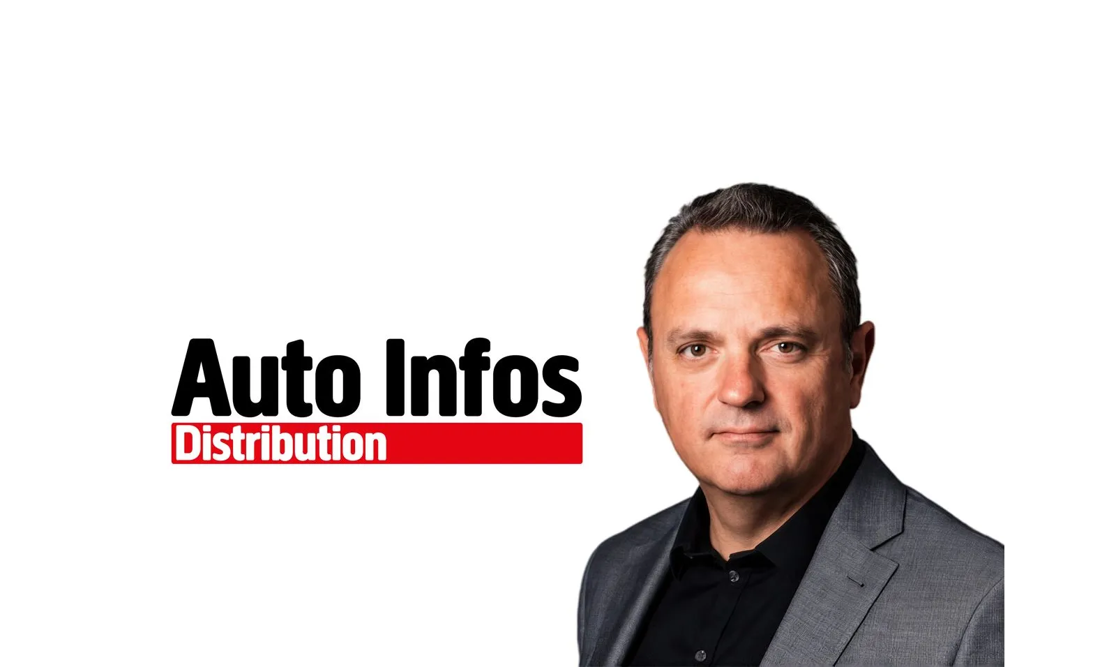 Portrait de Laurent Dutot, directeur national des ventes et du marketing de CEO Car Caring, à côté du logo Auto Infos Distribution